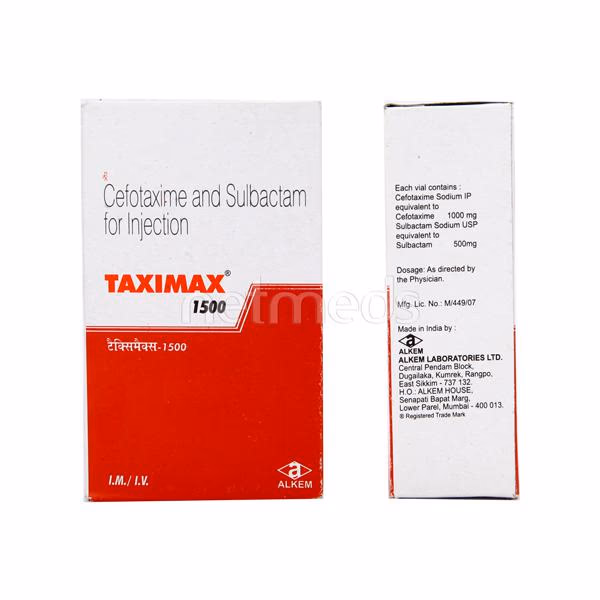 Taximax 1500mg Injection