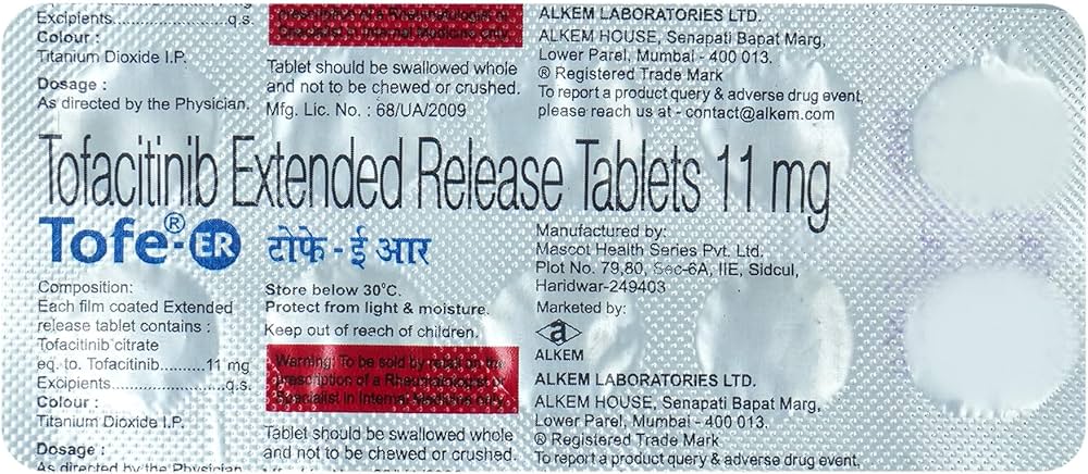 Tofe ER 11 mg Tablets