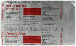 Valkem OD 1000 mg Tablets