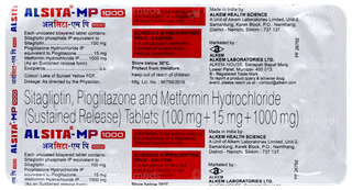 Alsita MP 1000mg Tablets