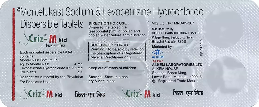 Criz-M Kid Tablets