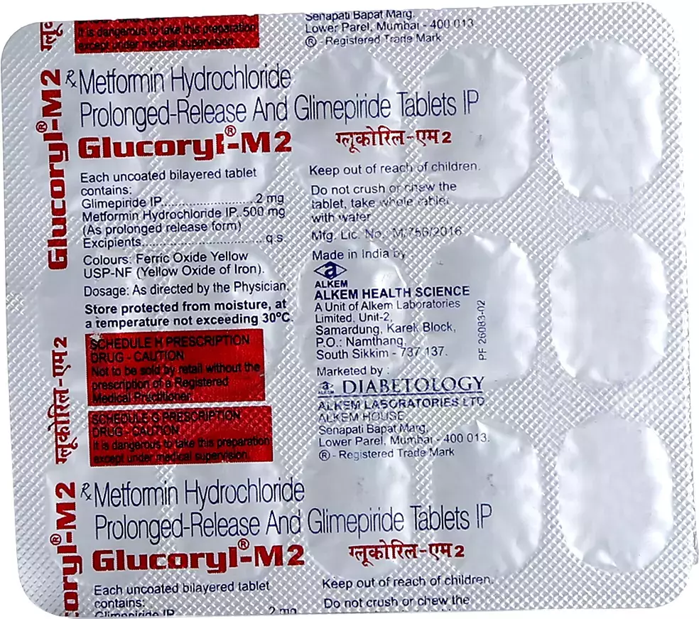 Glucoryl M2 Tablets