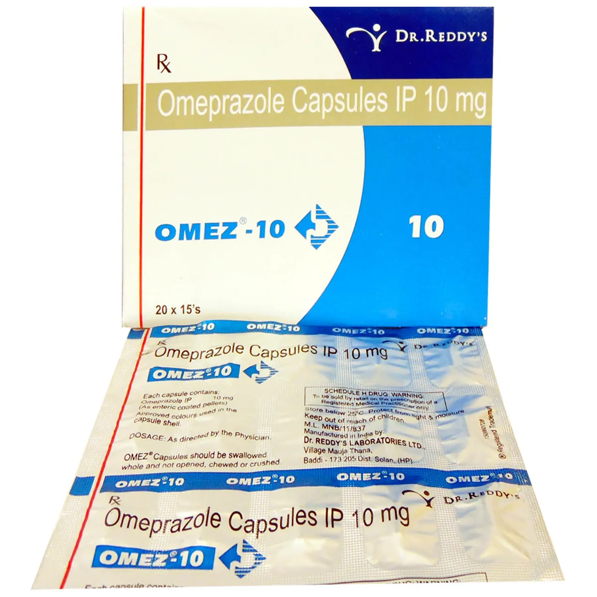Omez 10mg Capsules