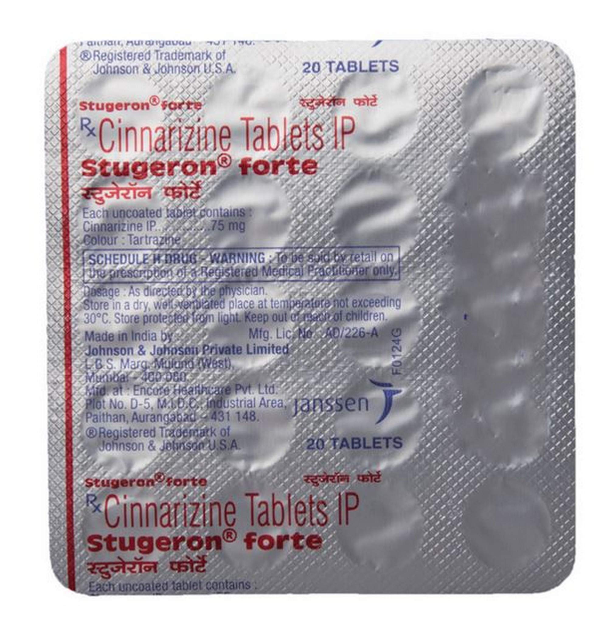 Stugeron Forte Tablets